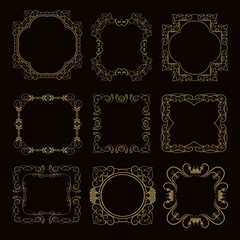 Calligraphic Design Elements, Frames
