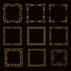 Calligraphic Design Elements, Frames