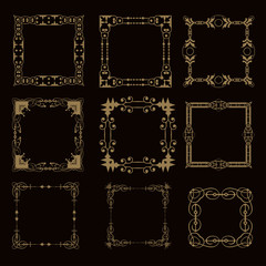 Calligraphic Design Elements, Frames