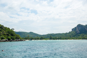View of Maya Bay, Phi Phi island, Thailand, Phuket