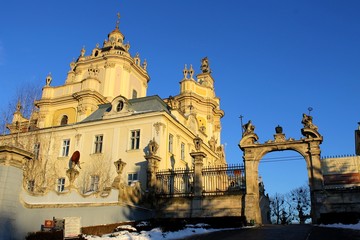Naklejka na ściany i meble Cathedral of Saint Yura, Lviv