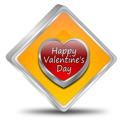 Happy Valentine's Day Button