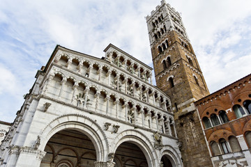 Fototapeta na wymiar Lucca Cathedral of Saint Martin