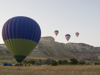 Balloons flight in Cappadocia Turkey