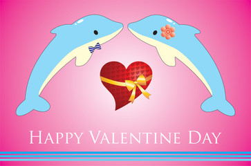 Dolphins valentine