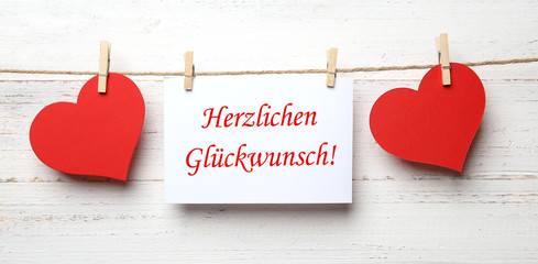 Herzlichen Glückwunsch