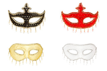 Colorful masks, collage