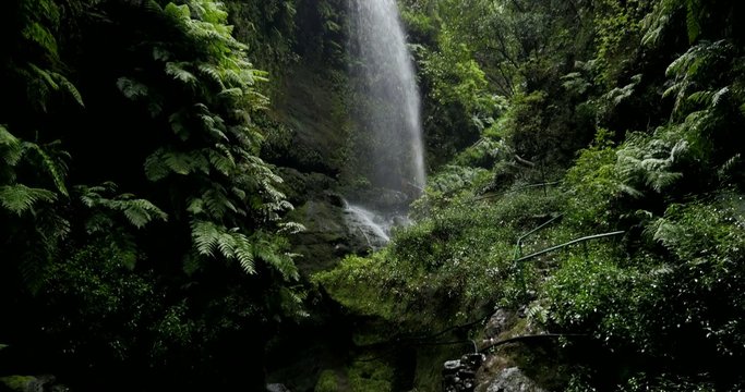 4K, Cascada De Los Tilos, Waterfall on La Palma, Canaries