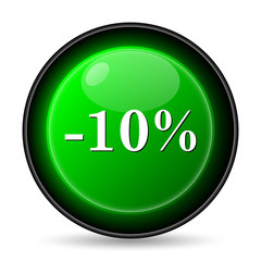 10 percent discount icon