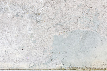 Worn old painted concrete wall