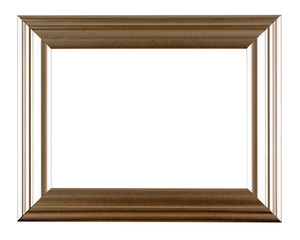 Empty frame isolated on white