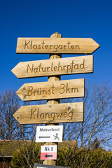 Wegweiserbaum bei Neukirchen