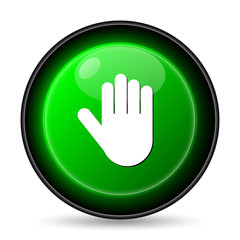 Obraz premium Stop icon