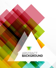 Square shape abstract layouts, business template