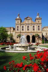 Obraz premium Plaza de Espana building, Seville © Arena Photo UK