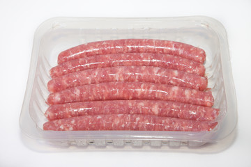Spicy pork sausages