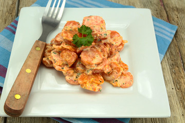 carottes à la crème