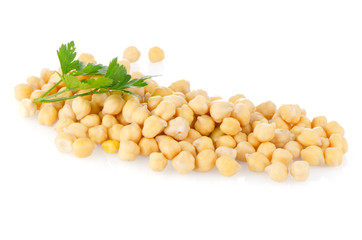 Pile of chickpeas