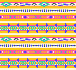 ethnic seamless aztec pattern