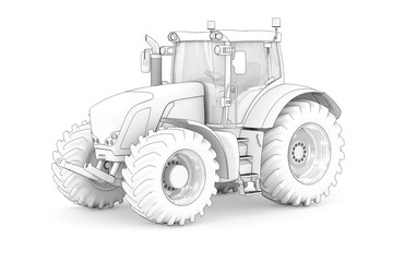 Traktor (Zeichnung)