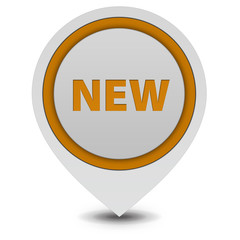 New pointer icon on white background