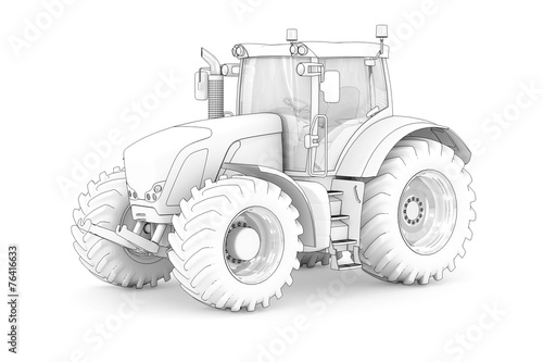 "Traktor (Zeichnung)" Stock photo and royalty-free images on Fotolia
