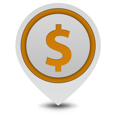 Obraz premium money pointer icon on white background