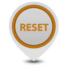 reset pointer icon on white background