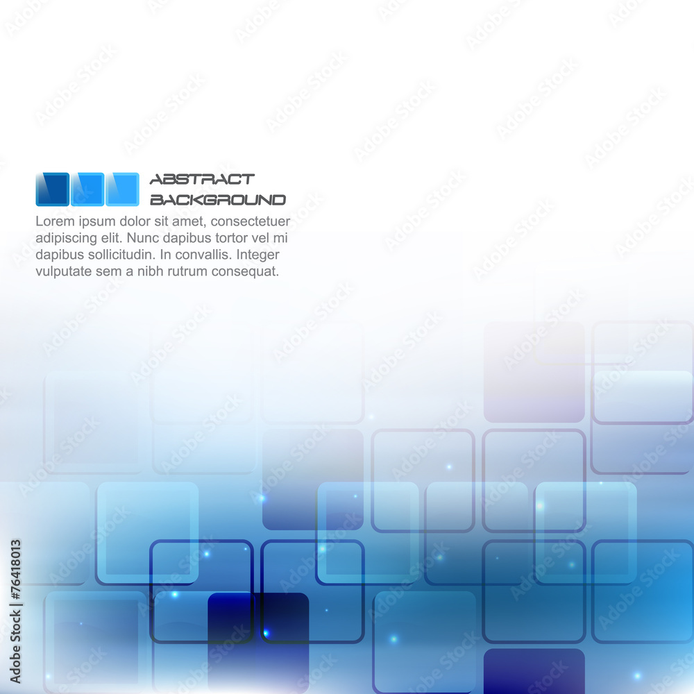 Poster abstract vector background with square pattern and glitter