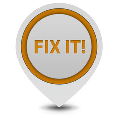 Fix it pointer icon on white background