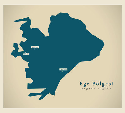 Modern Map - Ege TR