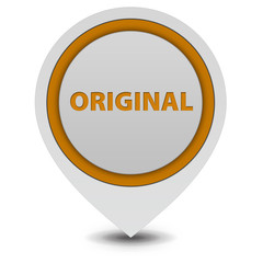 Original pointer icon on white background