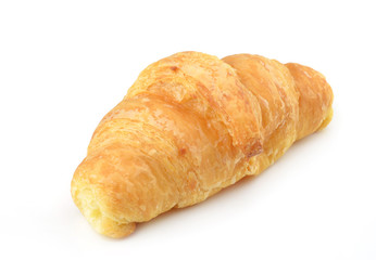Fresh Croissant Isolated On White