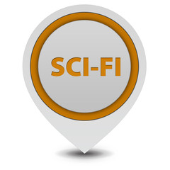 SciFi pointer icon on white background