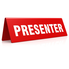 Presenter banner