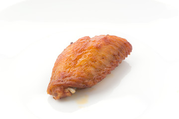 Chicken wings with barbeque sauce