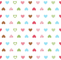 Hearts background, Valentine's day