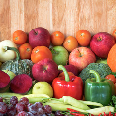 Fruits and vegetables organics