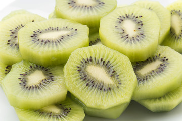 Fototapeta premium Kiwi fruit isolated on white background