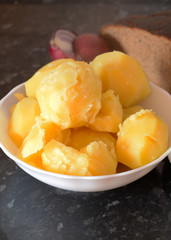 boiled potatoes