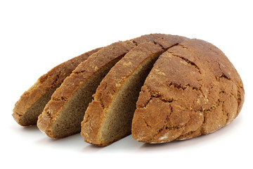 Slices of rye bread