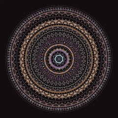 Mandala. Sun pattern.