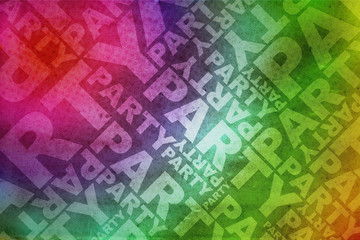 Party words texture wallpaper