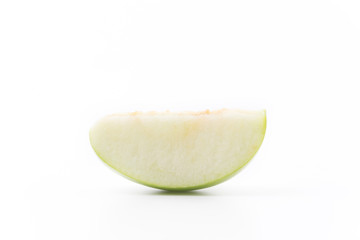 Green apple, isolated on white background