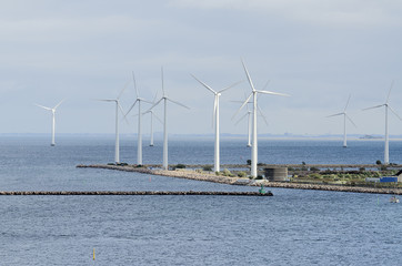 Marine wind farm at Copenhagen