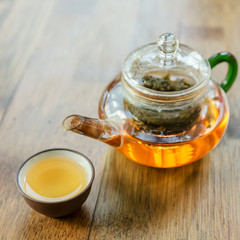 Chinese tea and teapot