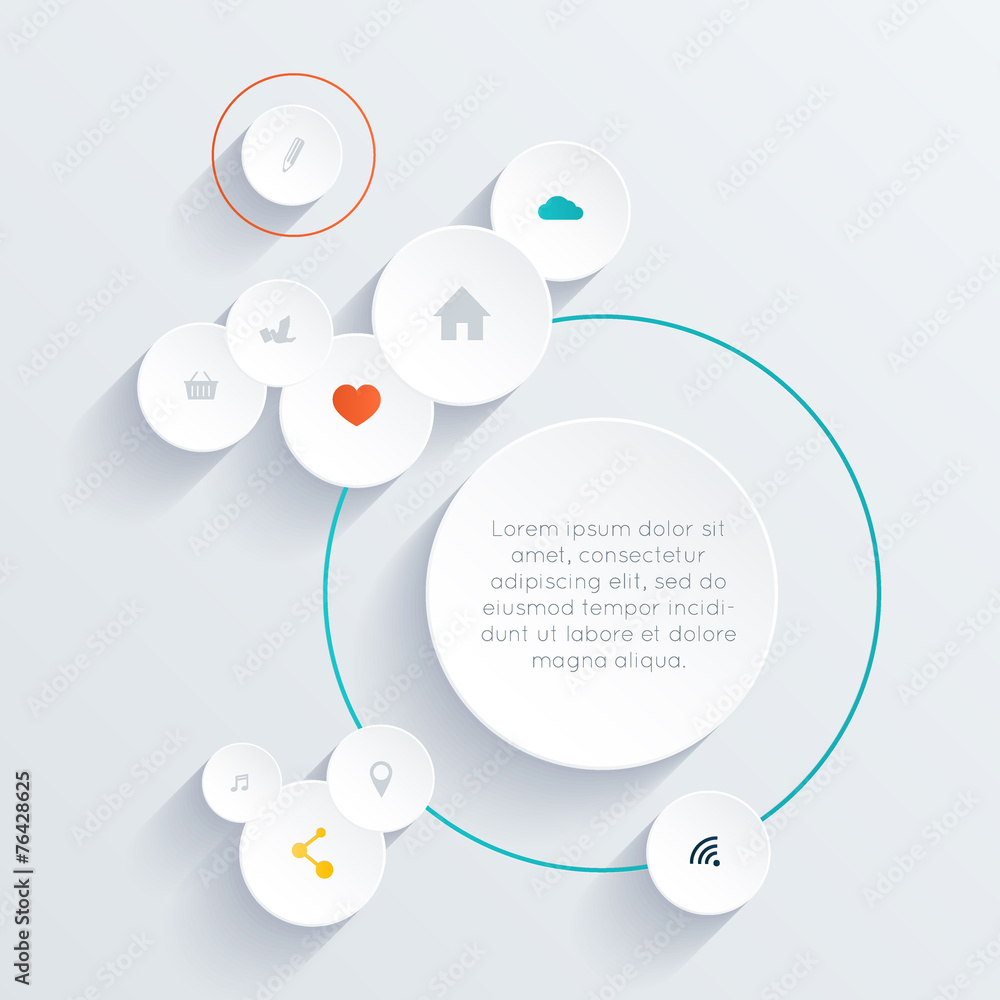 Poster minimal web template