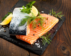 Lachs steak 