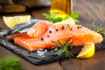 Lachs steak 