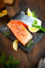 Lachs steak 